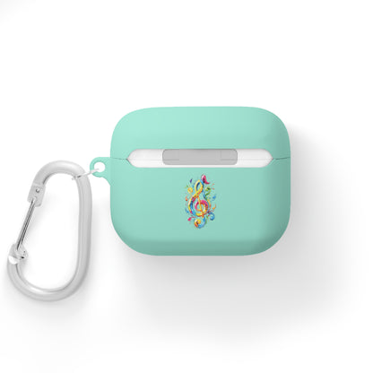 AirPods and AirPods Pro Case Cover with Graffiti Style Colorful Musical Notation Inspired Symbols