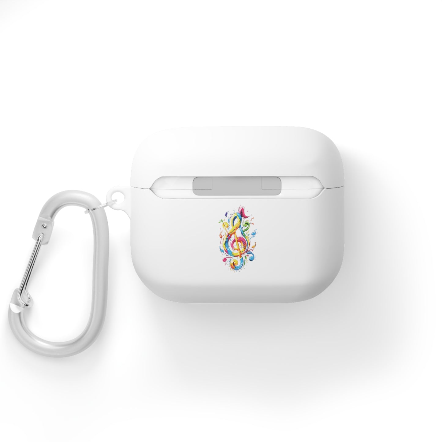 AirPods and AirPods Pro Case Cover with Graffiti Style Colorful Musical Notation Inspired Symbols