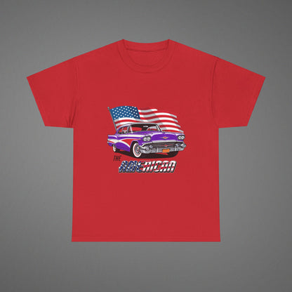 Retro American muscle car t-shirt