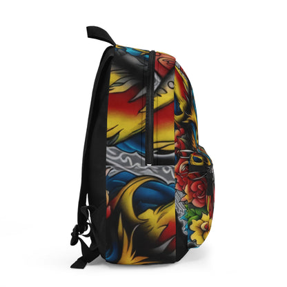 Backpack Tattoo Design printed on bag - buy online printed gift idea