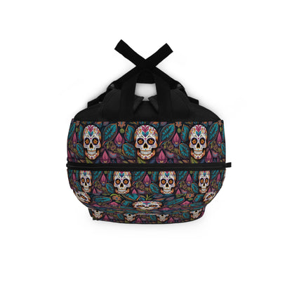 Sugar skulls backpack - colorful bag