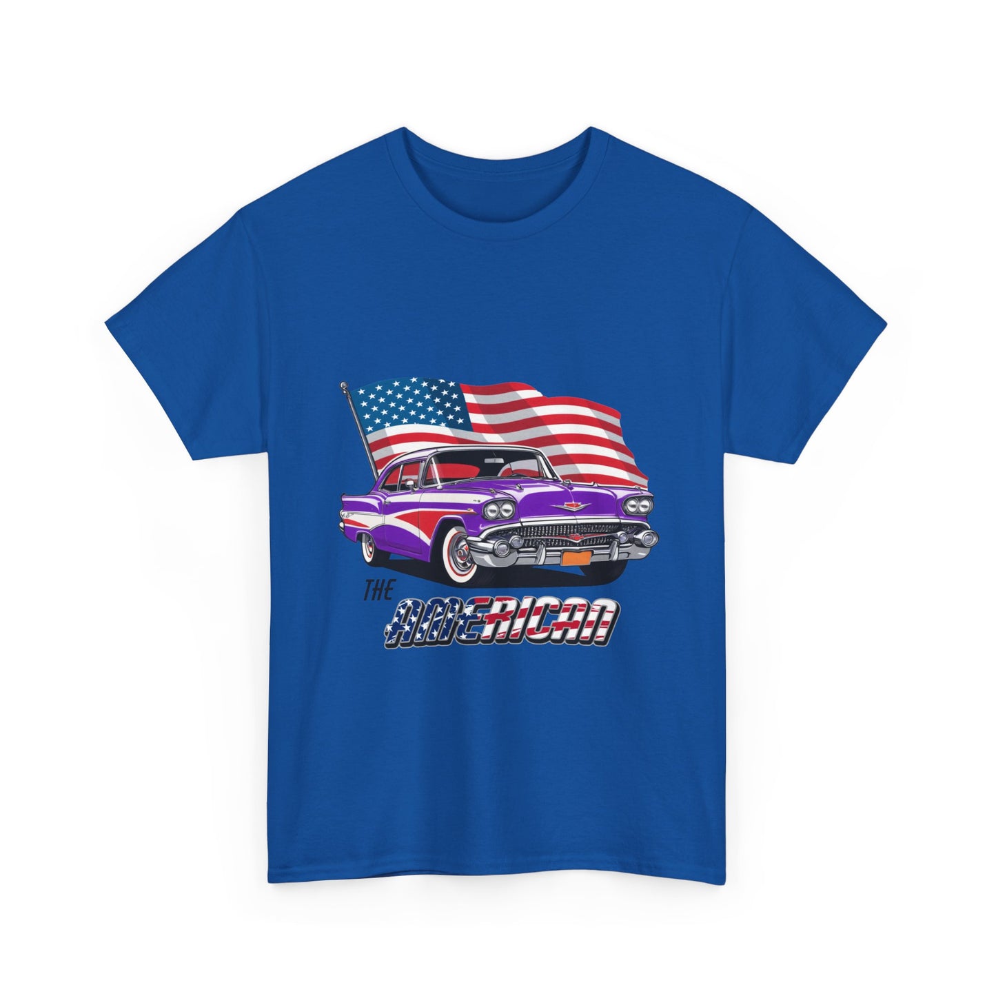 Retro American muscle car t-shirt