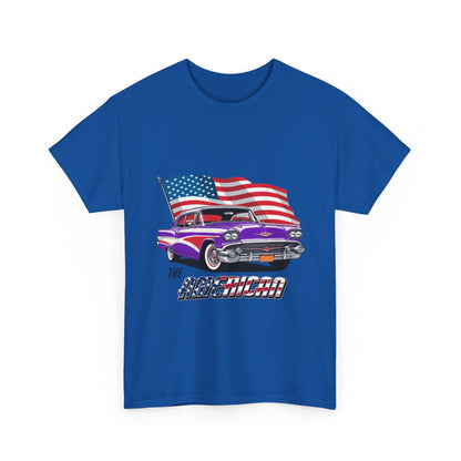 Retro American muscle car t-shirt