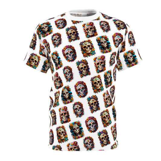 Sugar skulls unisex t-shirt