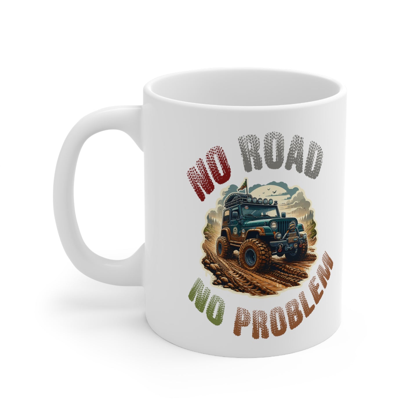 Offroad white Mug 11Oz