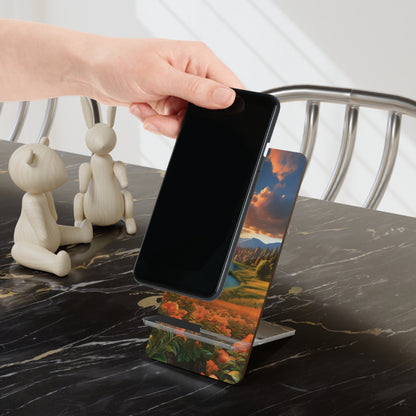 Mobile Display Stand with Nature Print for Smartphones