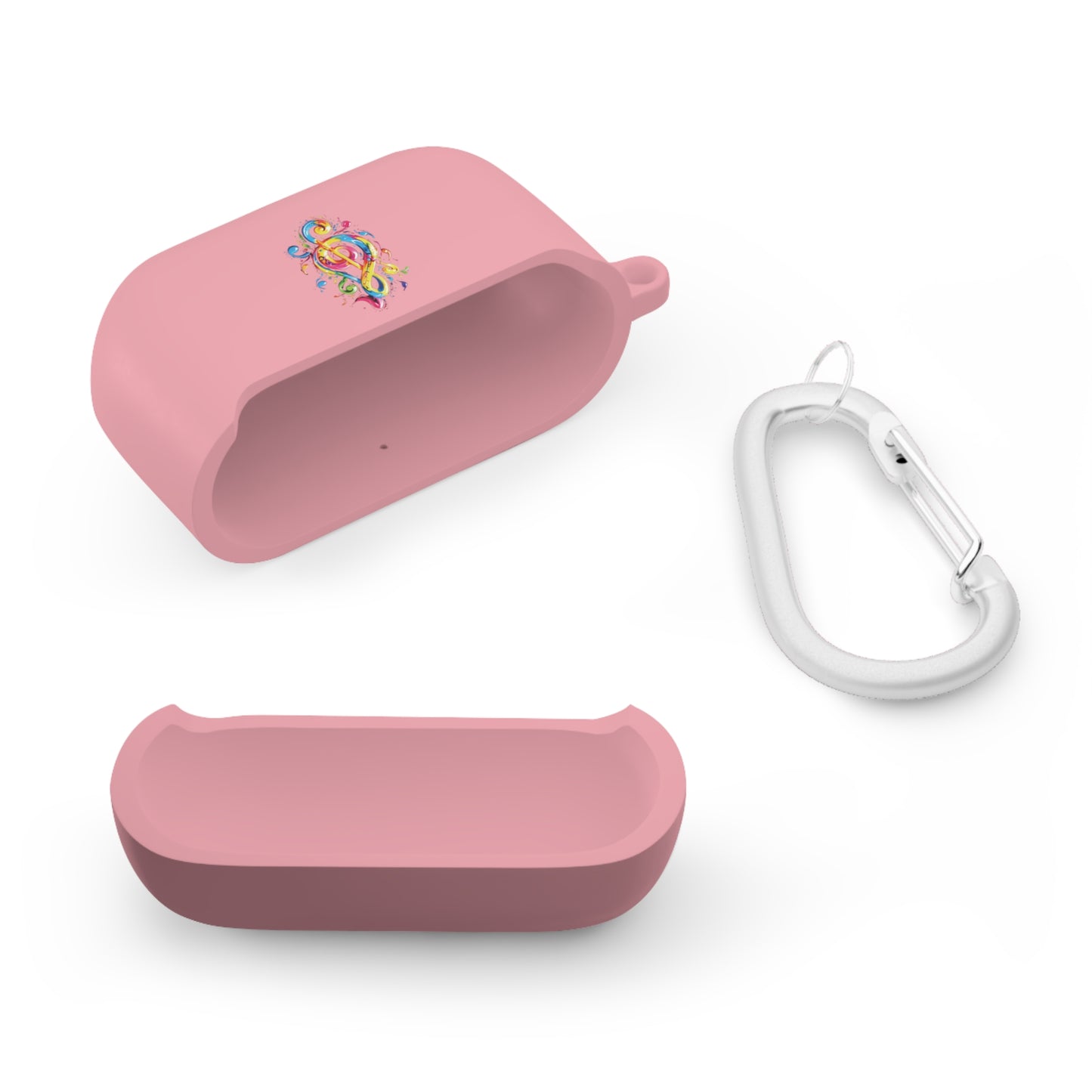 AirPods and AirPods Pro Case Cover with Graffiti Style Colorful Musical Notation Inspired Symbols