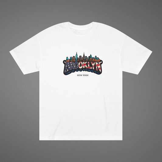 Brooklyn New York emblem logo printed on t-shirt (multi colors)