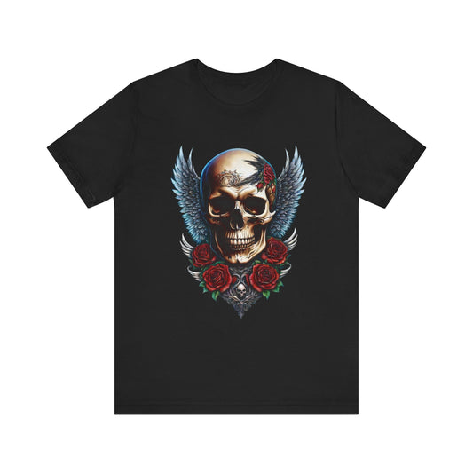 Unisex Jersey Short Sleeve Tee (skull design)