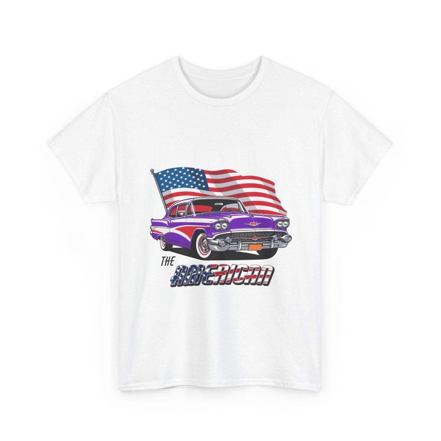 Retro American muscle car t-shirt