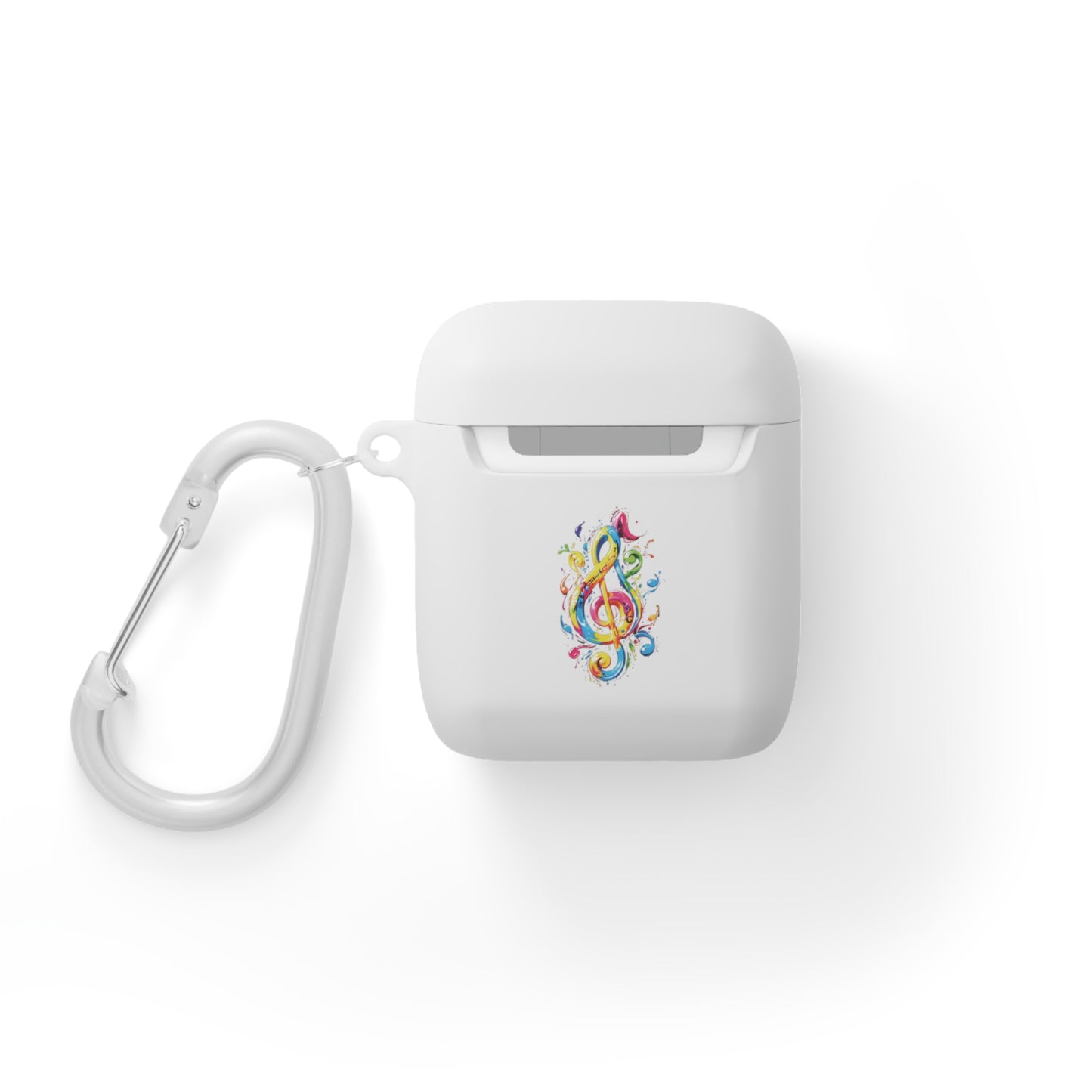 AirPods and AirPods Pro Case Cover with Graffiti Style Colorful Musical Notation Inspired Symbols