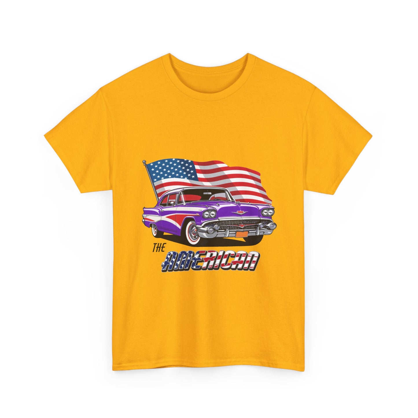 Retro American muscle car t-shirt