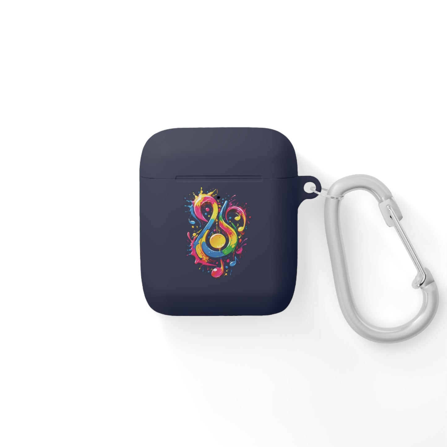 AirPods and AirPods Pro Case Cover with Graffiti Style Colorful Musical Notation Inspired Symbols