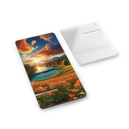 Mobile Display Stand with Nature Print for Smartphones