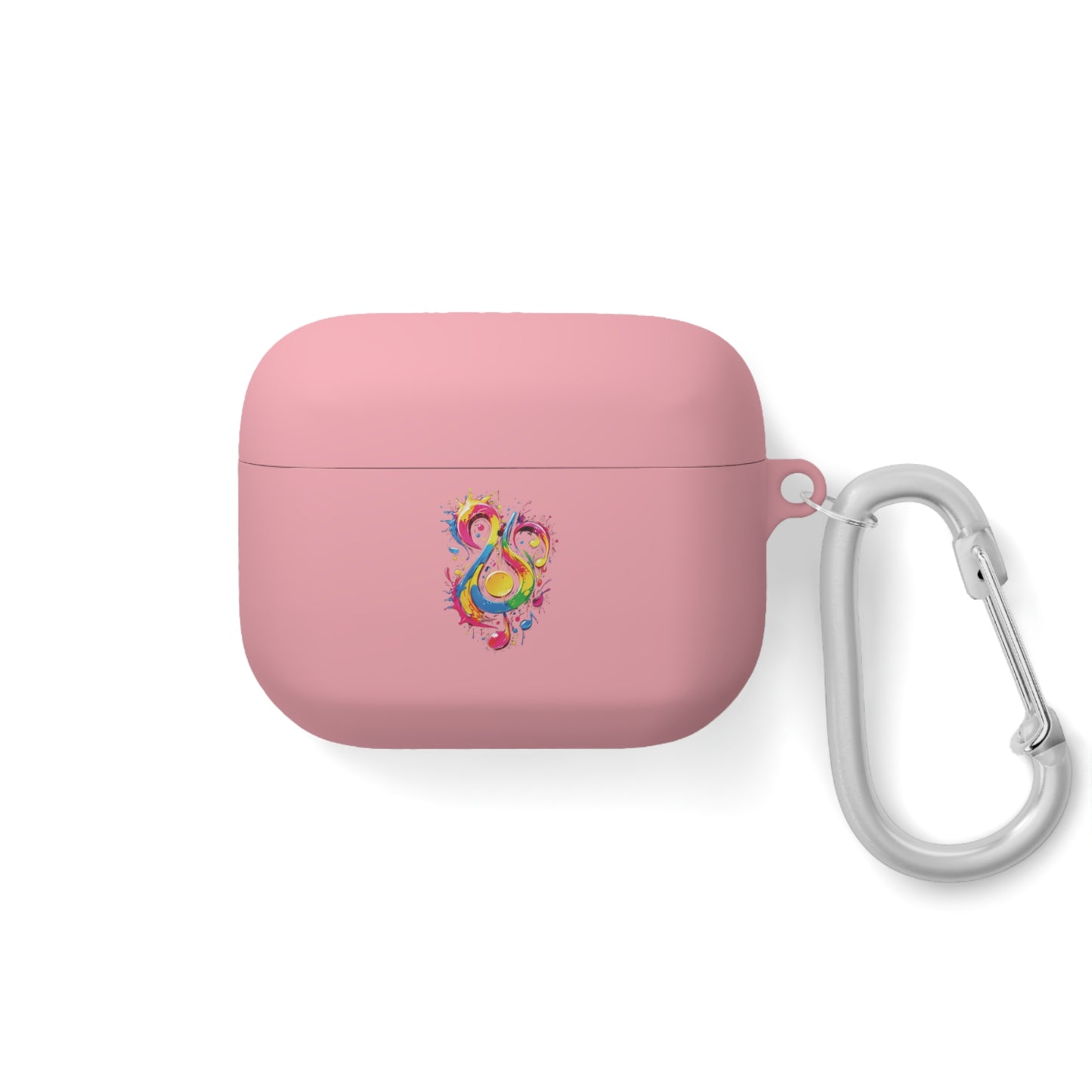 AirPods and AirPods Pro Case Cover with Graffiti Style Colorful Musical Notation Inspired Symbols