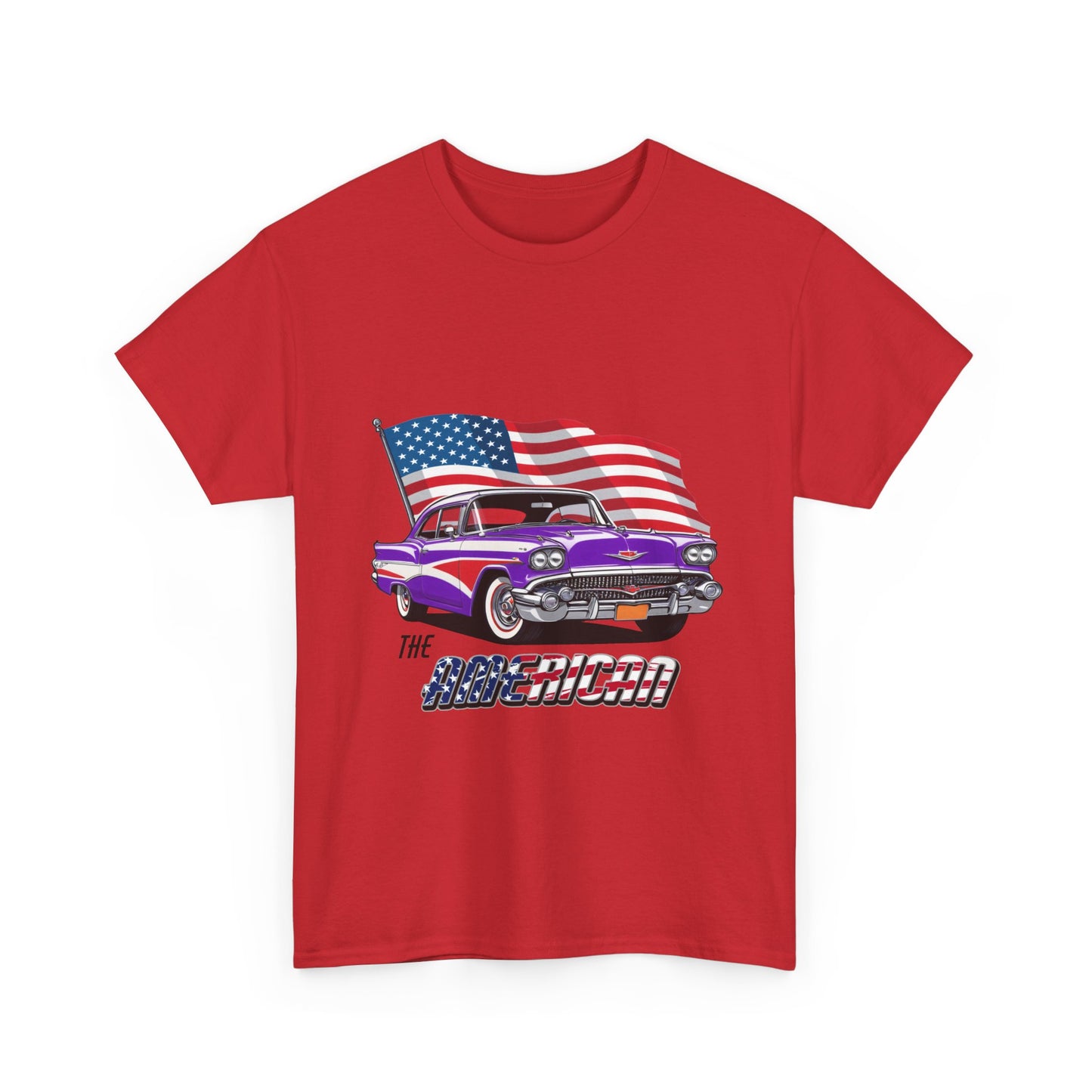 Retro American muscle car t-shirt