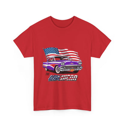 Retro American muscle car t-shirt