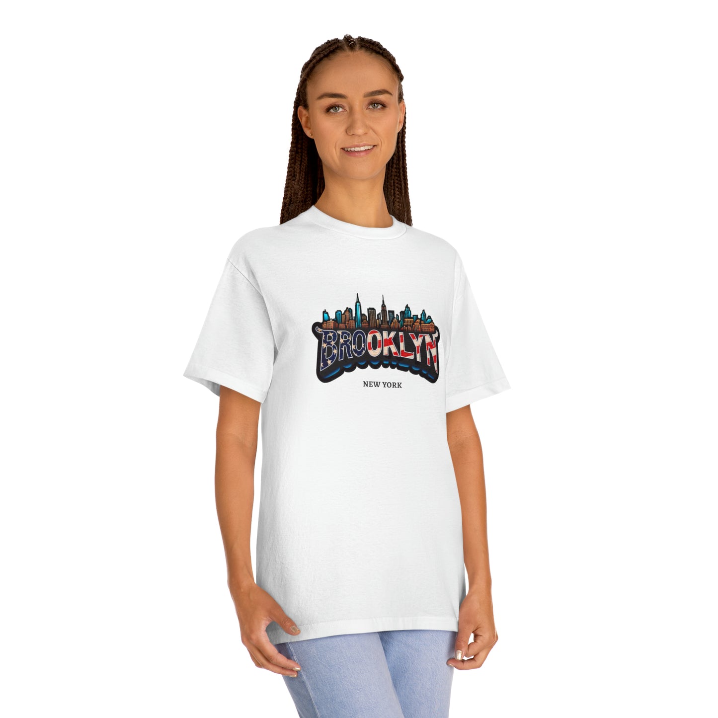 Brooklyn New York emblem logo printed on t-shirt (multi colors)