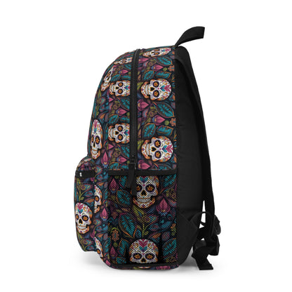 Sugar skulls backpack - colorful bag