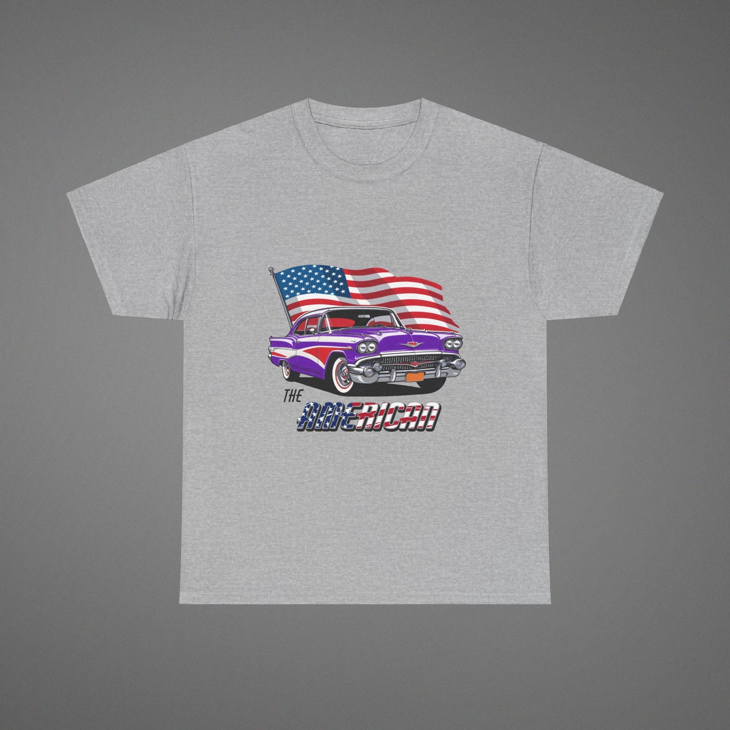 Retro American muscle car t-shirt