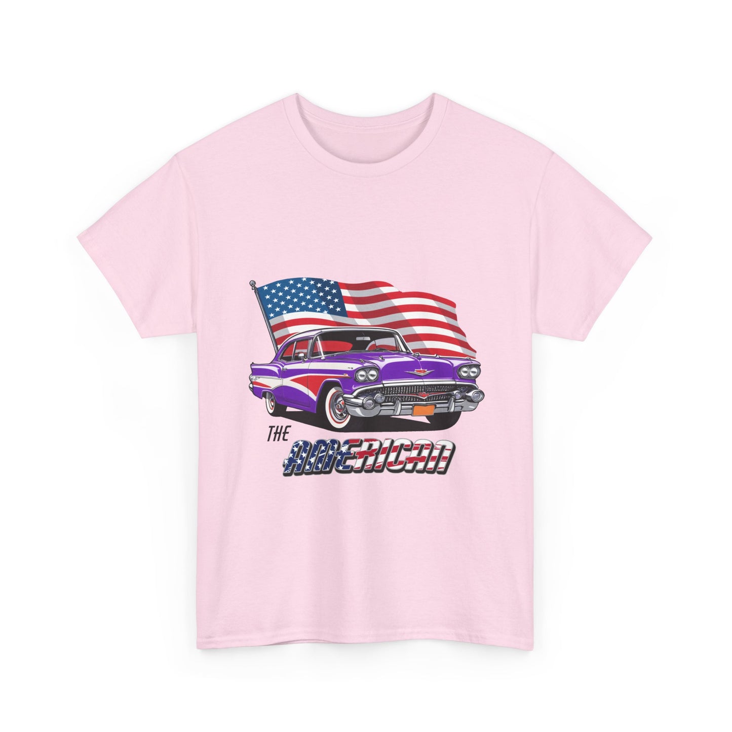 Retro American muscle car t-shirt